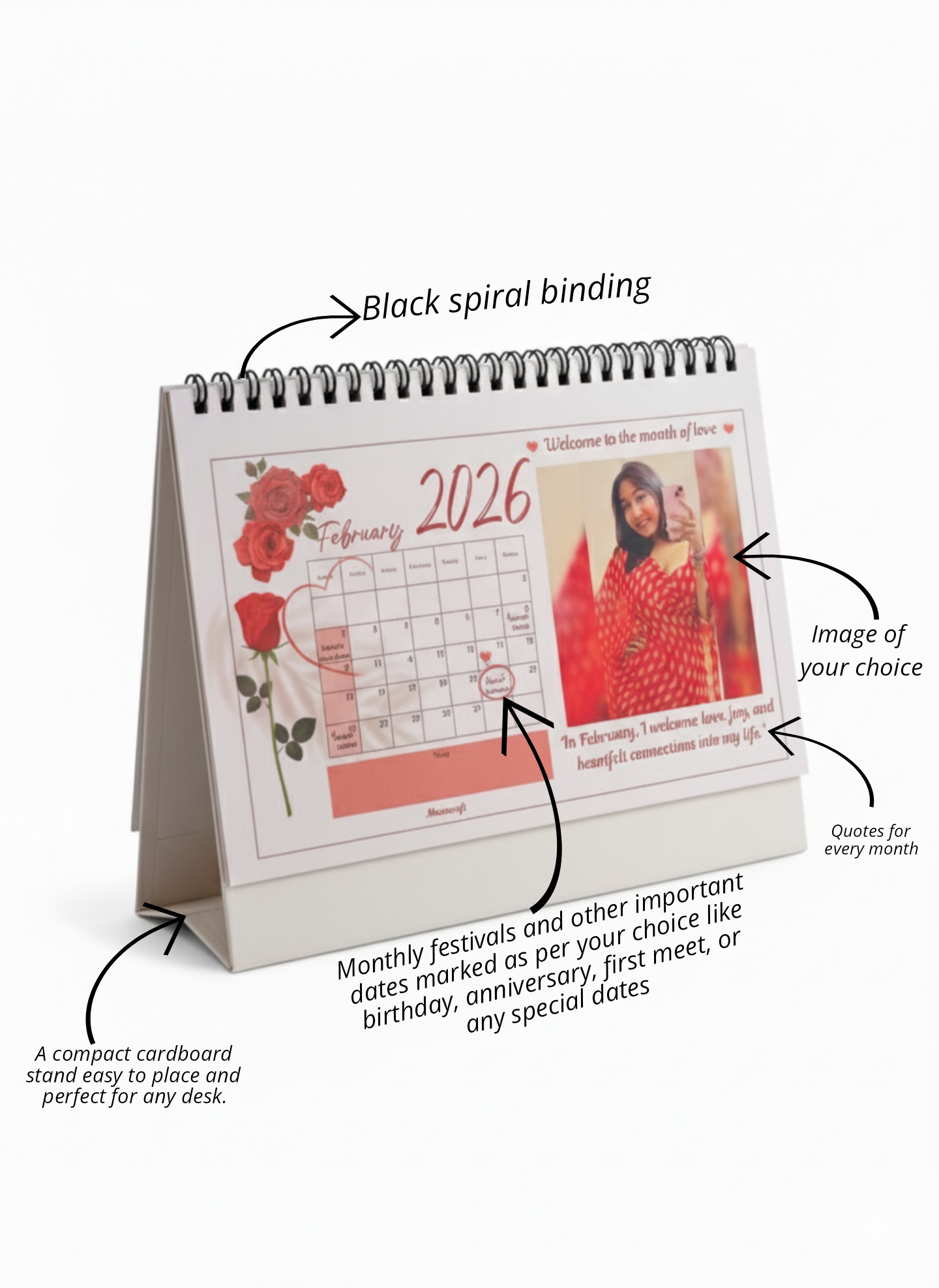 PERSONALIZED DESK CALENDAR